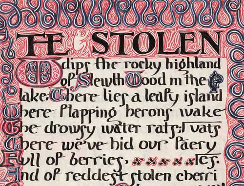 Edward Johnston calligraphy Edward Johnston