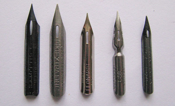 pointed nibs