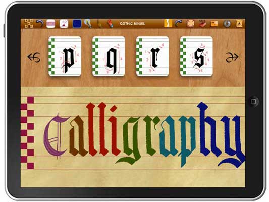 Calligraphy iPad app