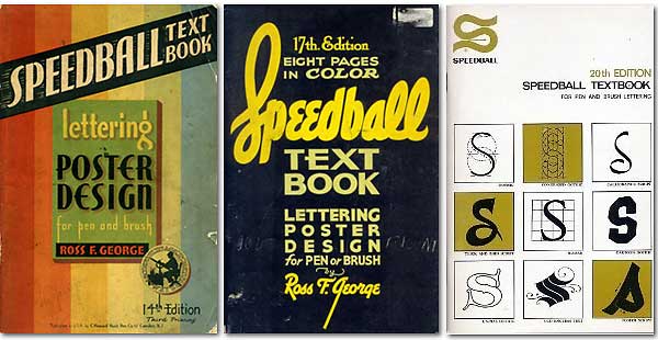 Speedball Textbook calligraphy