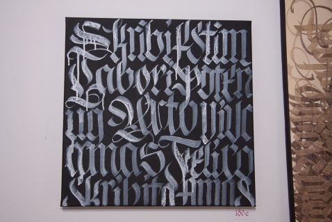 Theos one calligraphy