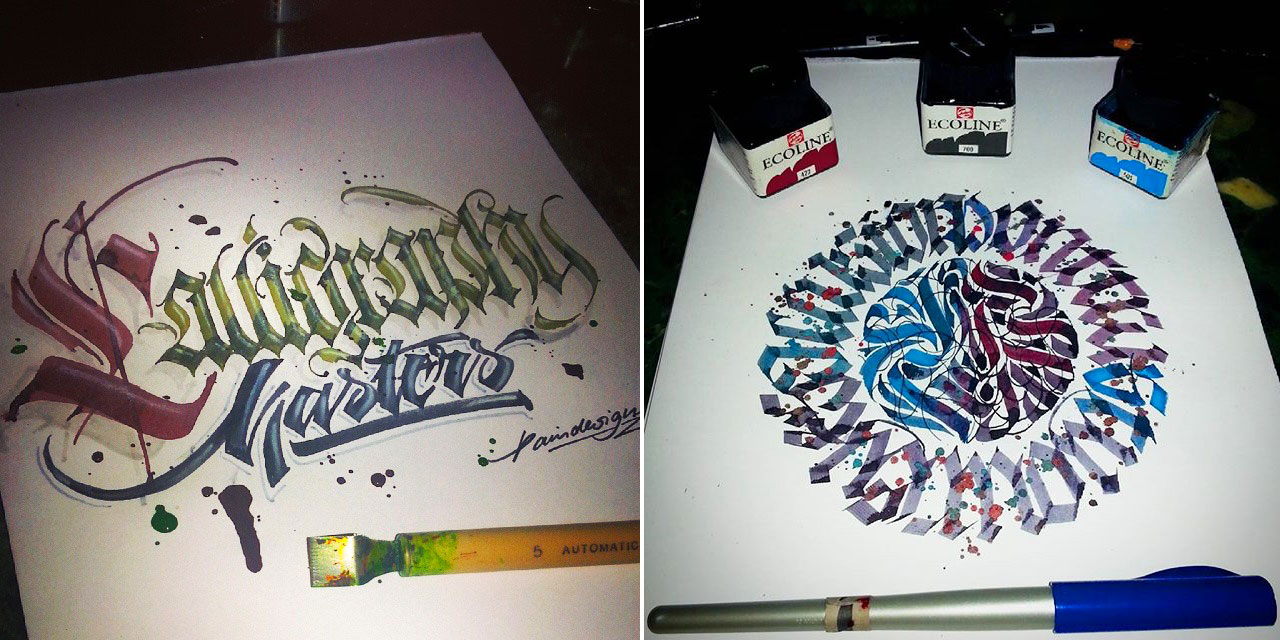 paindesignart calligraphy