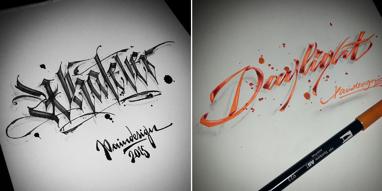 paindesignart calligraphy